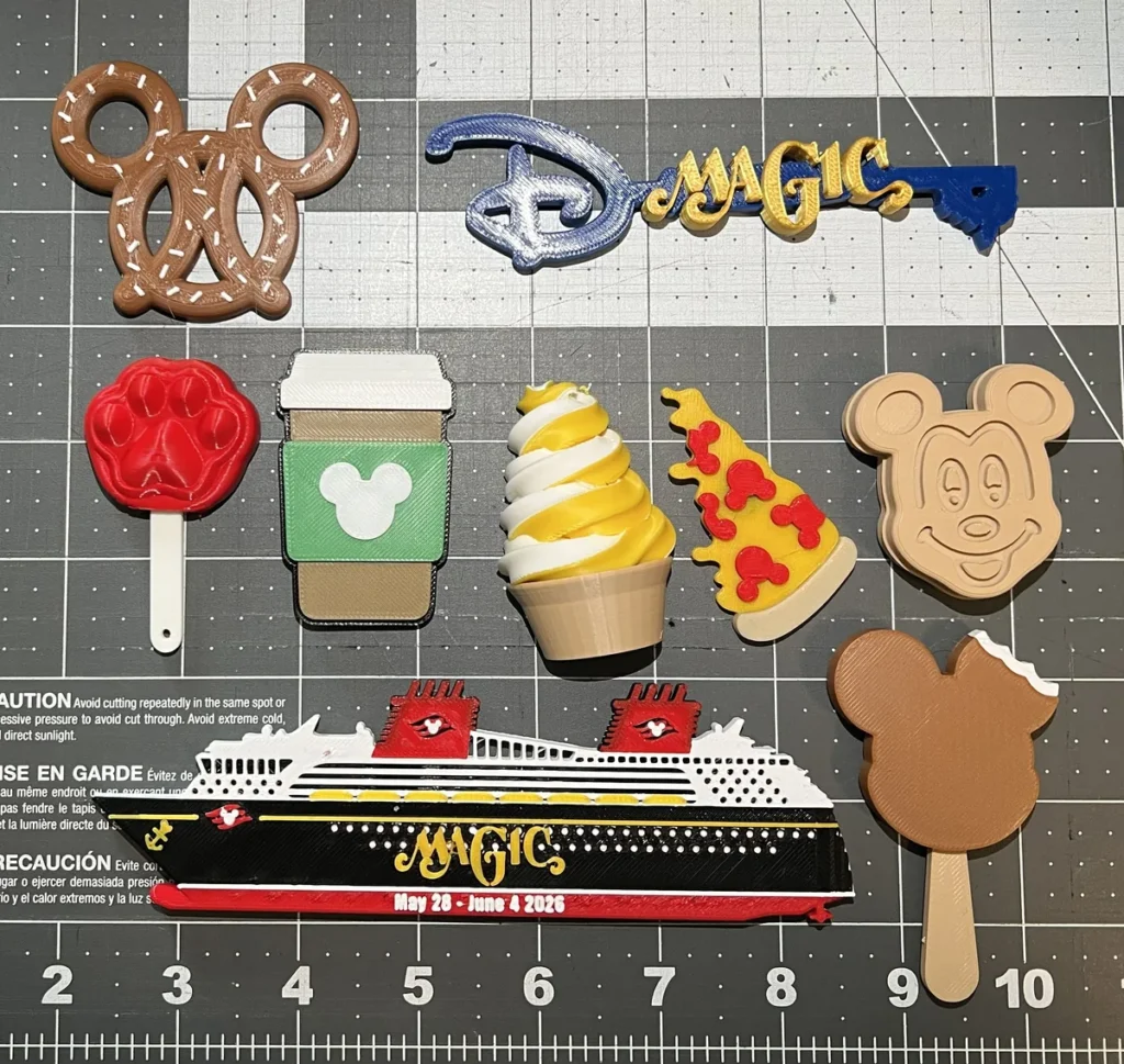 Items we have 3D printed for Pixie Dusting