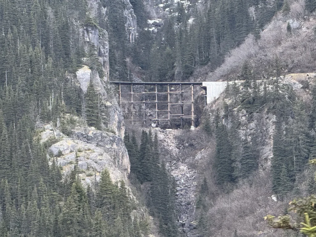 Image of the train tercile for the White Pass Railroad.