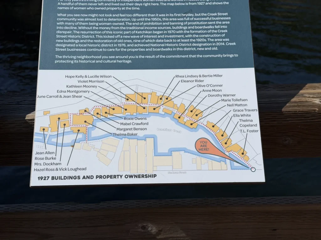 Map of Creek Street