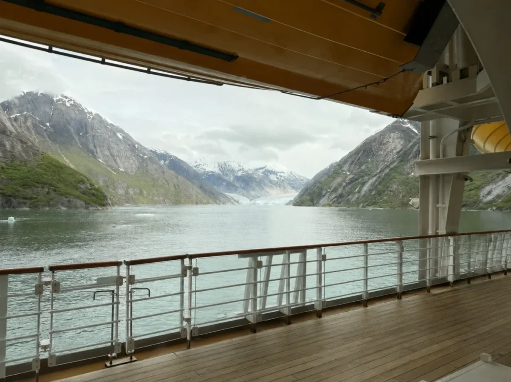 View from Deck 4 of the Dawes Glacier